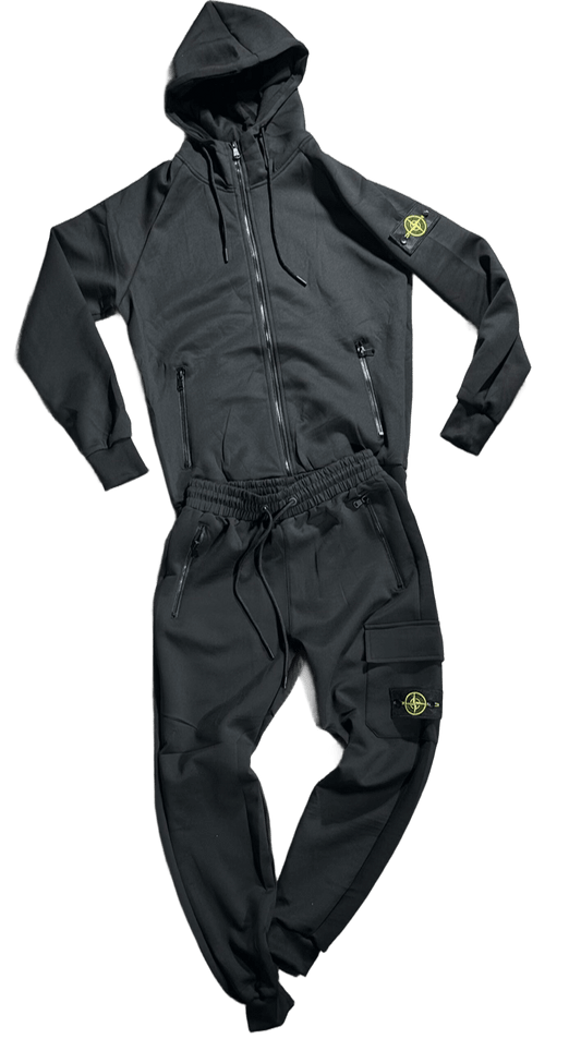 Chandal Largo Stone Island Negro