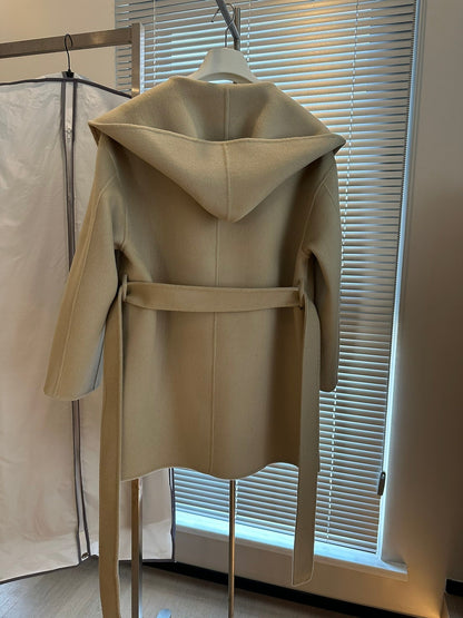 Abrigo de cachemir beige Loewe